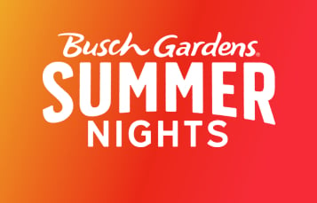 Stay Longer. Play Later! Summer Nights at Busch Gardens Tampa Bay.