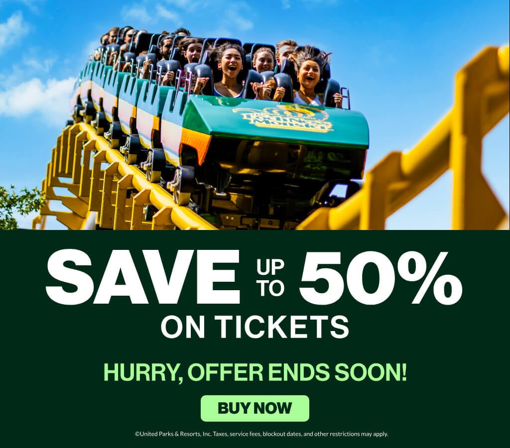 Save up to 50% on Tickets