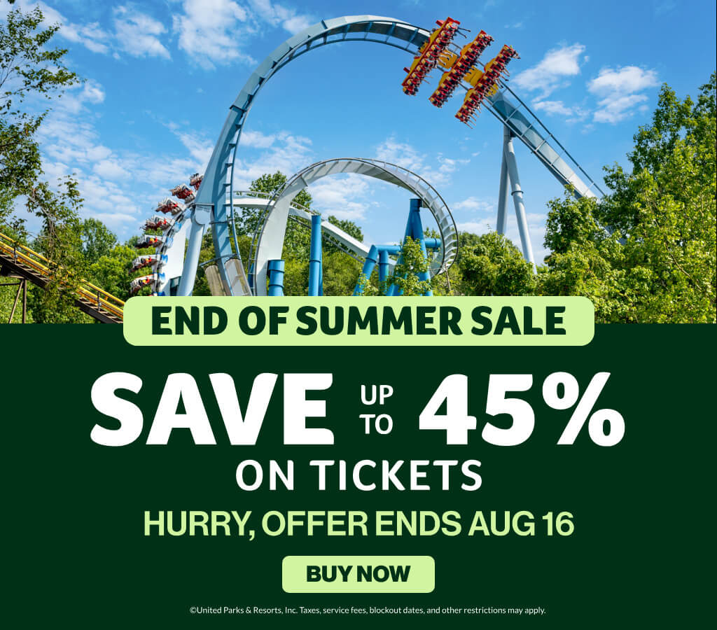 End of Summer Sale: Save Up To 45% on Tickets