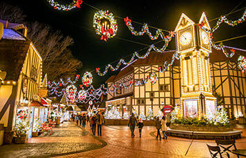 See all the light displays at Christmas Town