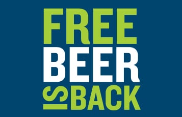 Free Beer is Back for Members and Annual Passholders
