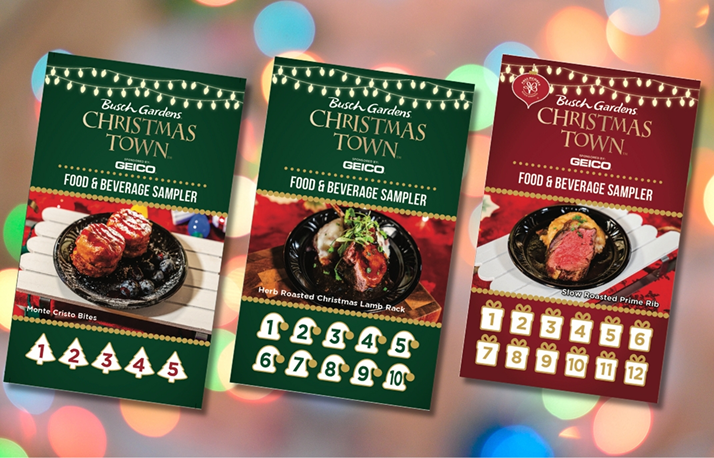 christmas town lanyard