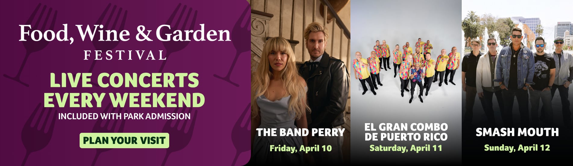 Food, Wine & Garden Live Concert Weekend