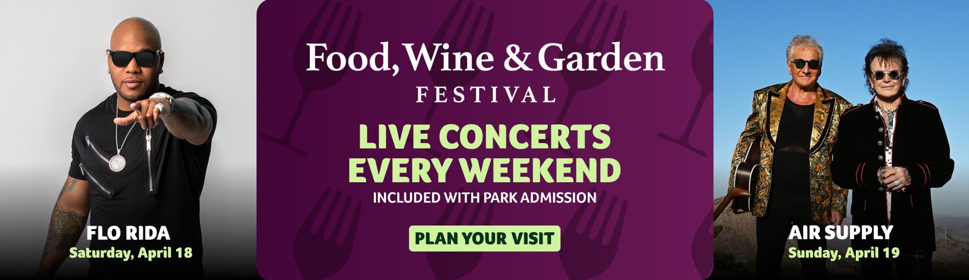 Food, Wine & Garden Live Concert Weekend