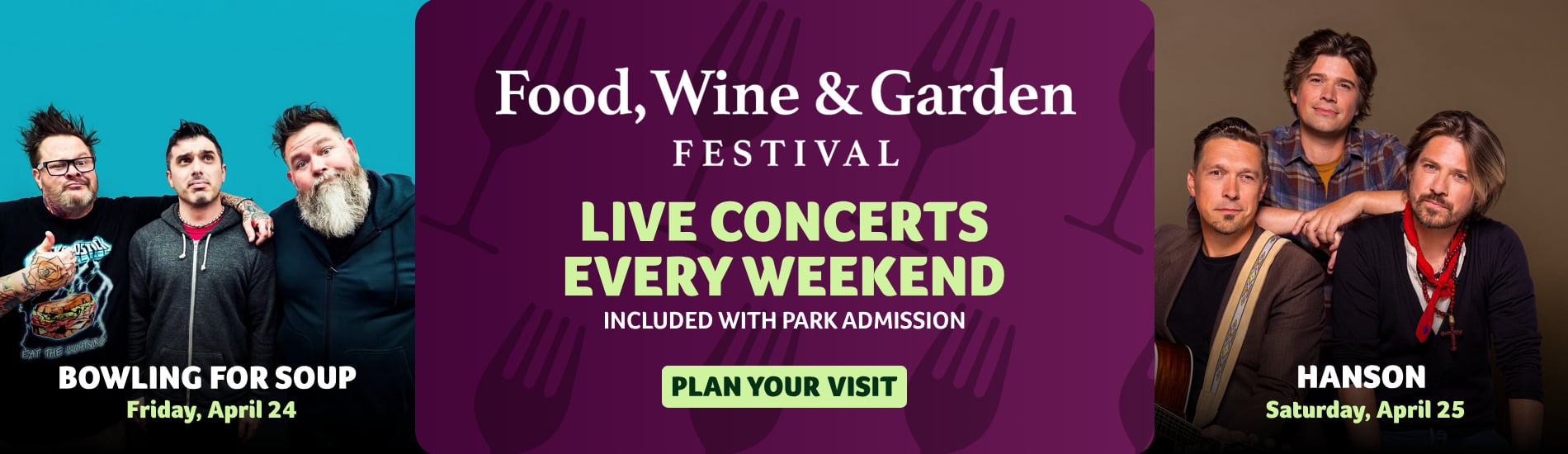 Food, Wine & Garden Live Concert Weekend