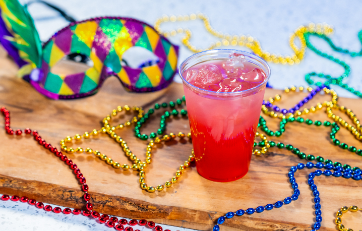 Hurricane Drink at Busch Gardens Mardi Gras