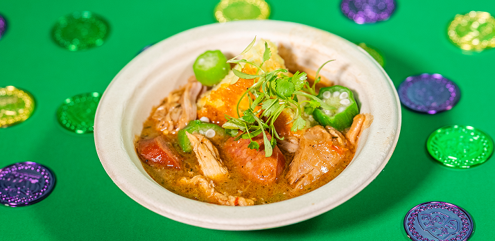 chicken and gumbo sauce