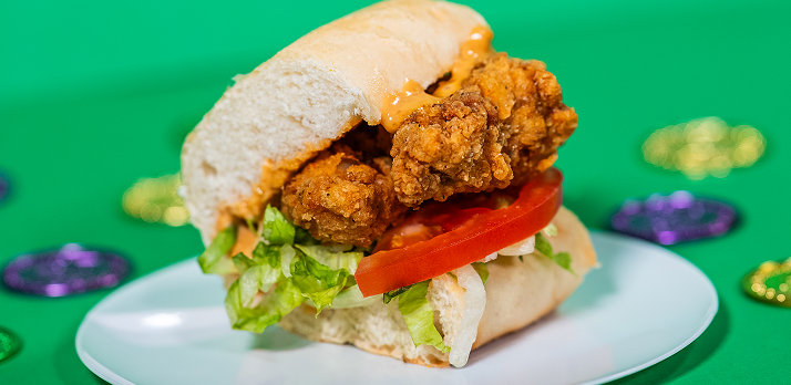 shrimp poboy