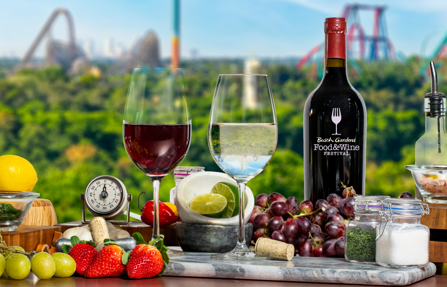 Food & Wine Festival and Concert Series food layout