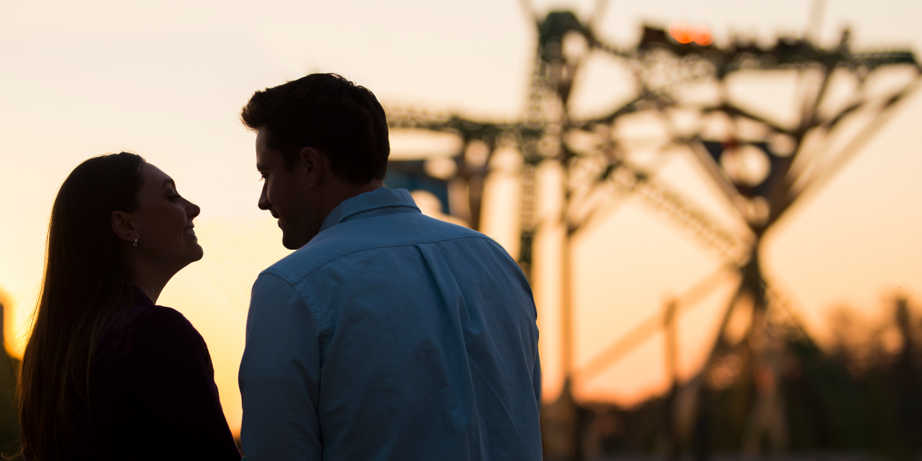 Couple at Busch Gardens Tampa Bay Valentine's Date Night Event