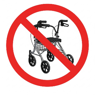 wheelchair with x