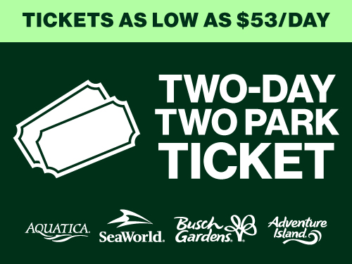 Tickets as low as $53/day