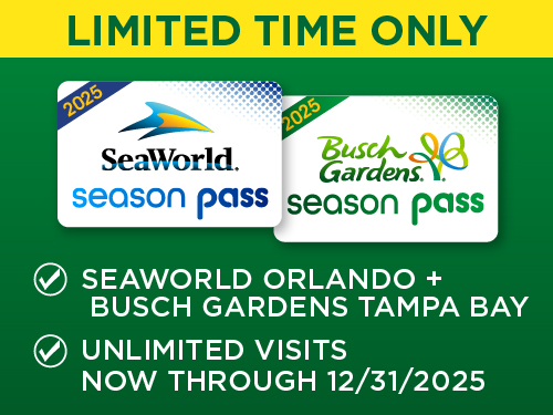 SeaWorld + Busch Gardens Season Pass