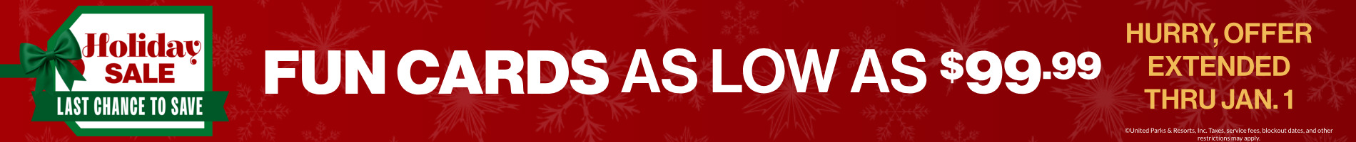 Fun Cards as low as $99.99