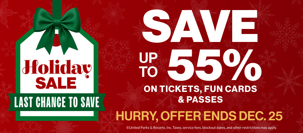 Save up to 55% on Tickets, Fun Cards and Passes