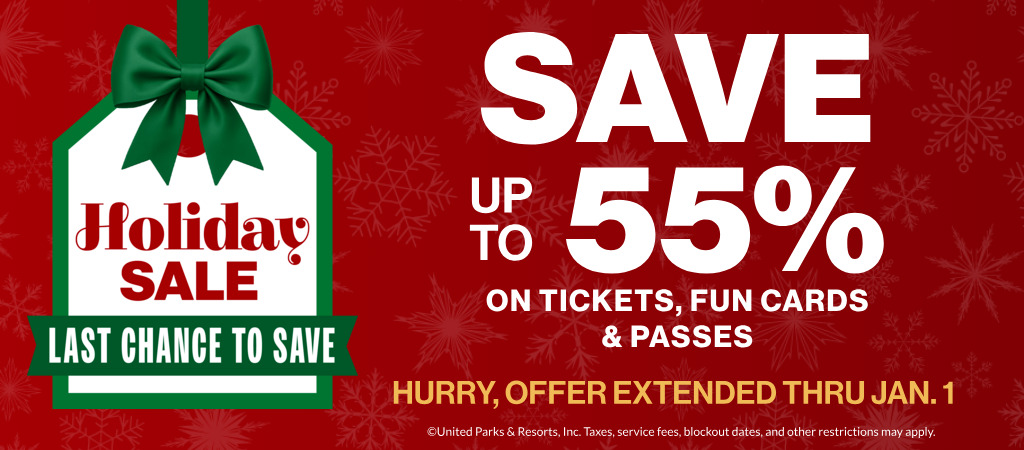 Save up to 55% on Tickets, Fun Cards and Passes