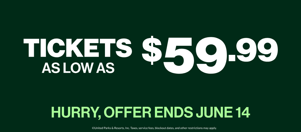 Tickets as low as $59.99