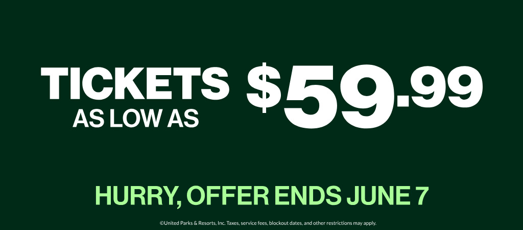Tickets as low as $59.99