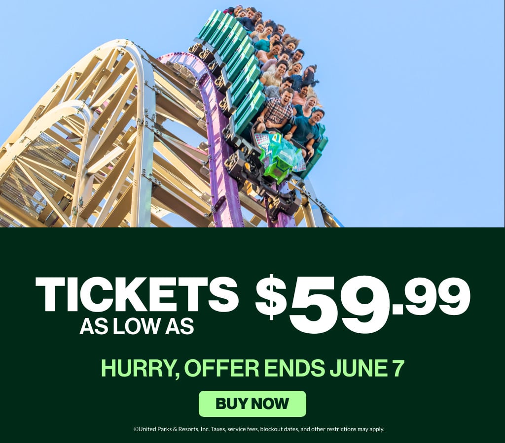 Tickets as low as $59.99