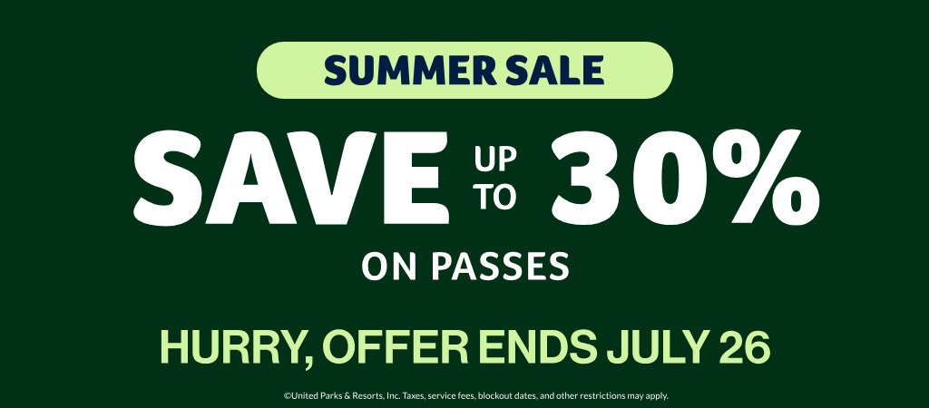 Summer Sale: Save up to 30% on Passes