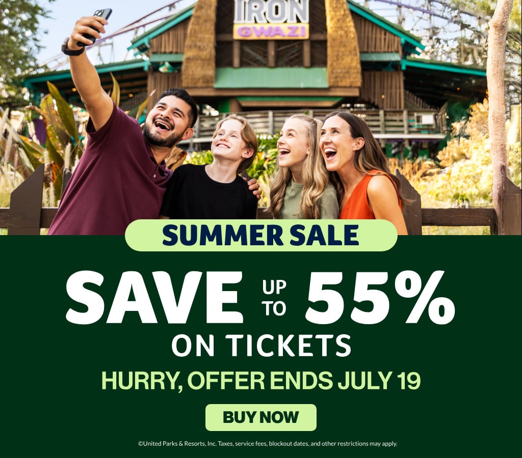 Summer Sale: Save up to 55% on Tickets