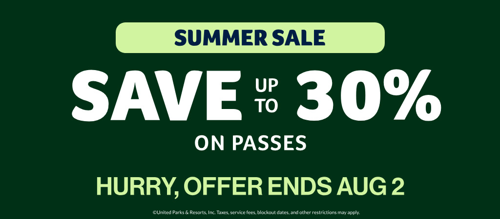 Save up to 30% on Passes