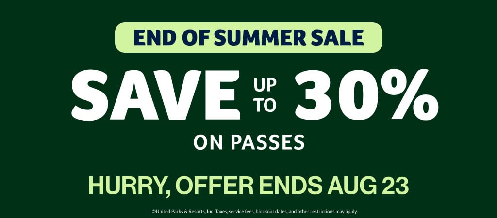 Save up to 30% on Passes