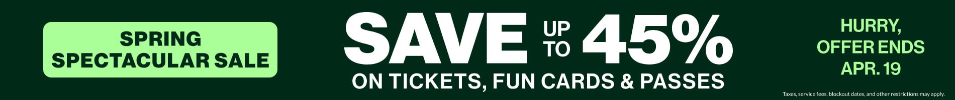 Spring Spectacular Sale