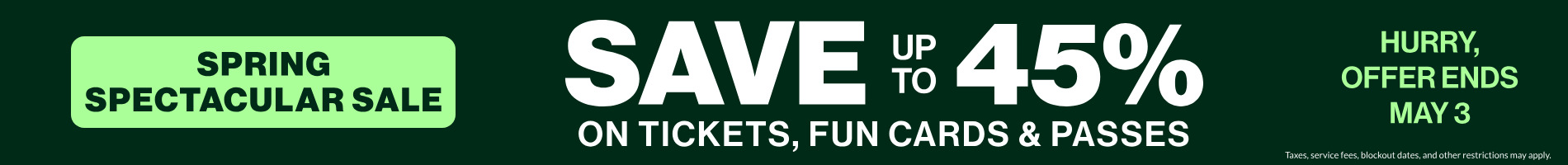 Spring Spectacular Sale