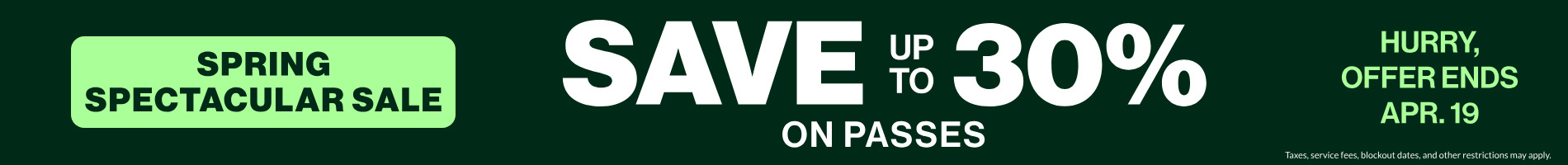 Spring Spectacular Sale