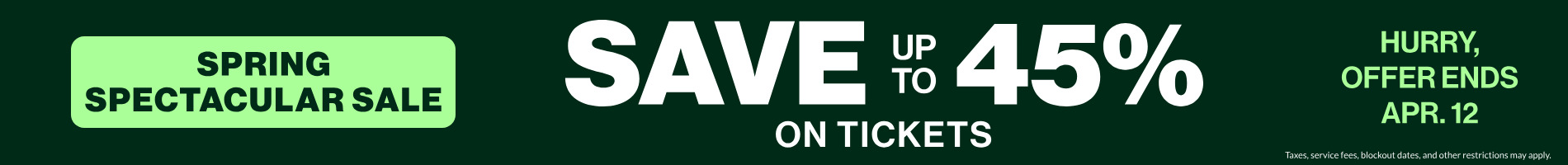 Spring Spectacular Sale