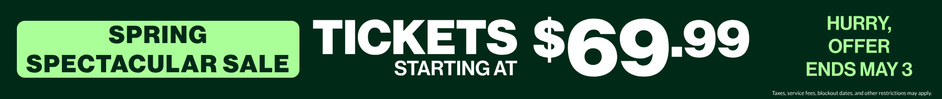 Spring Spectacular Sale