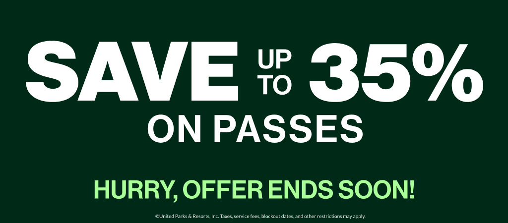 Save up to 35% on Passes