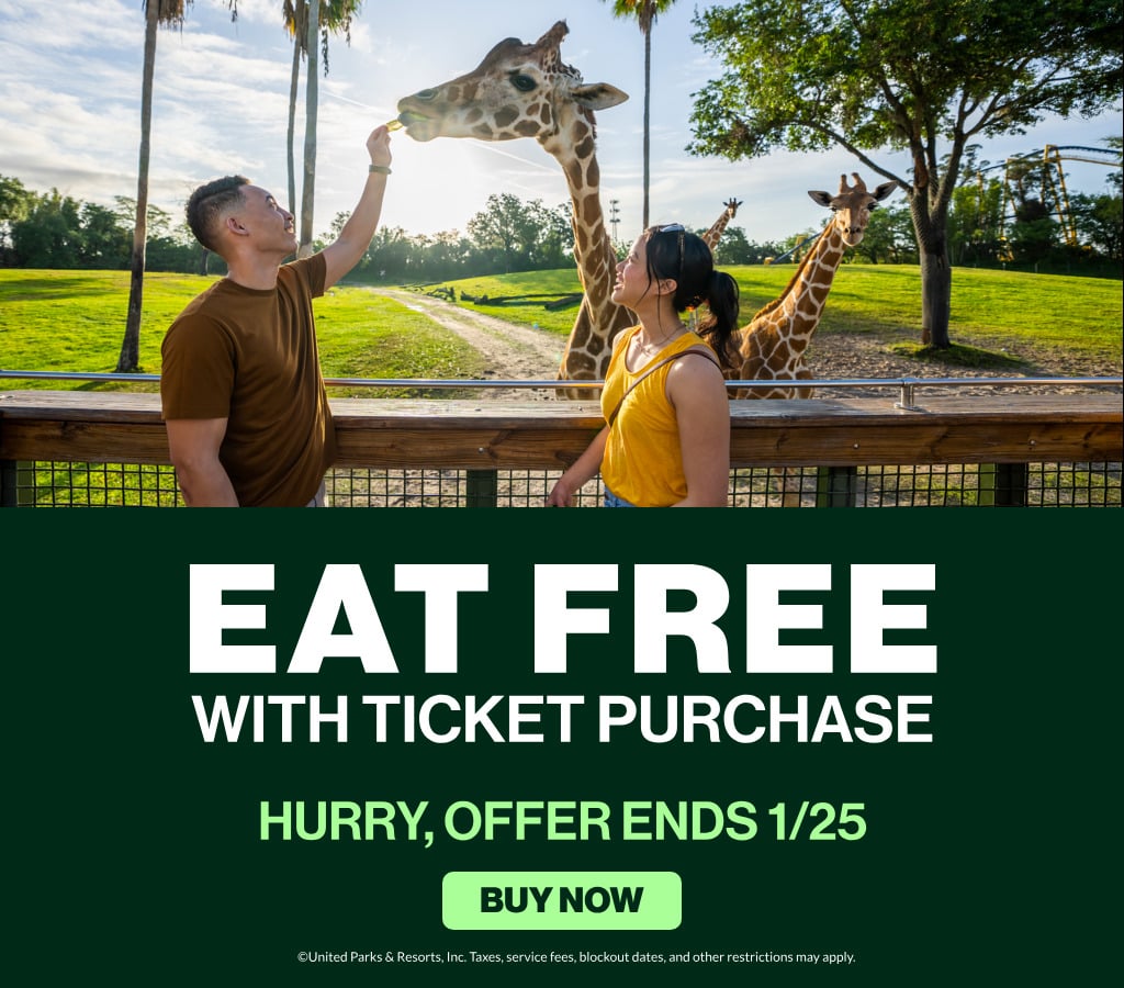 Eat Free with Ticket Purchase
