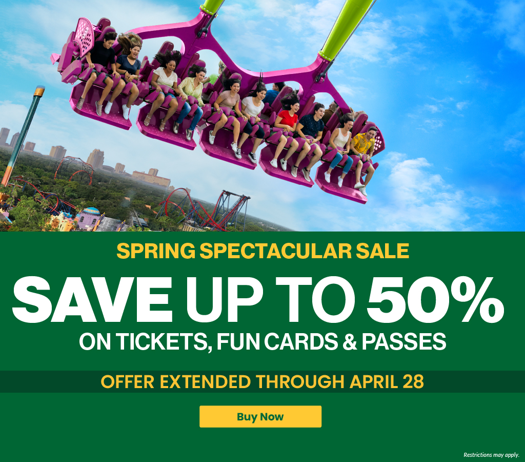 Spring Spectacular Sale: Save up to 50% on tickets, fun cards & passes