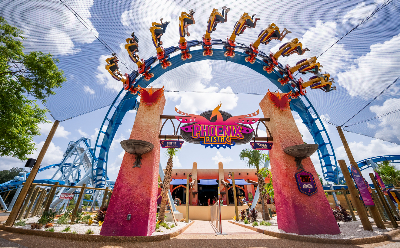 Phoenix Rising roller coaster