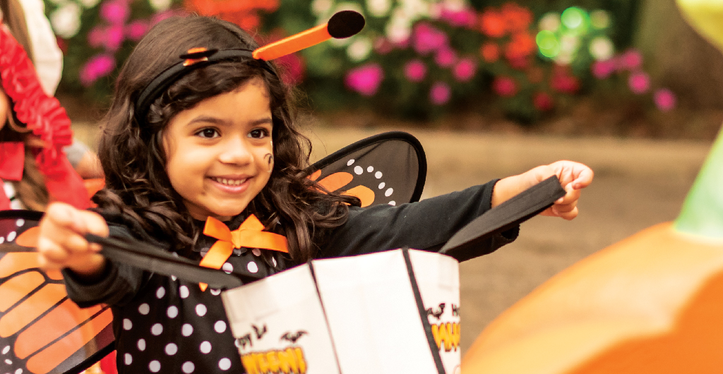 Trick or treating at Busch Gardens Williamsburg