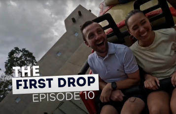 The First Drop Episode 10 at Busch Gardens Tampa Bay.
