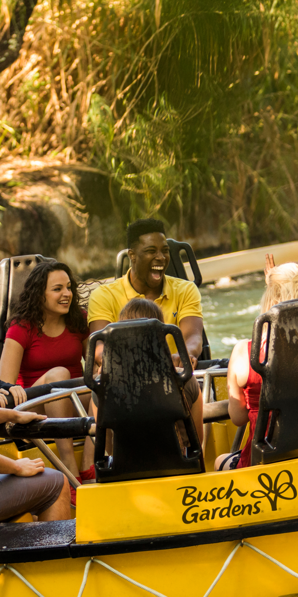 Beat the heat and get soaked on Congo River Rapids at Busch Gardens Tampa Bay.