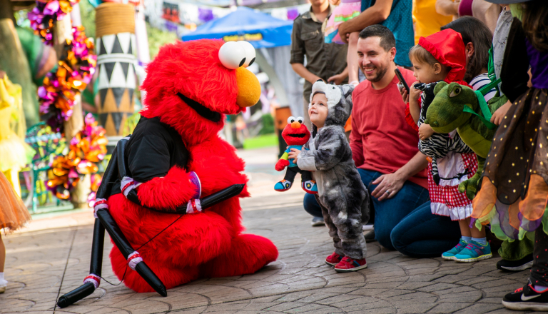 Dance Parties at Sesame Street Safari of fun in Busch Gardens Tampa Bay.