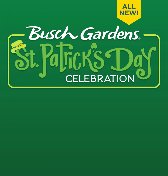 St, Patrick's Day Celebration an all-new event at Busch Gardens Tampa Bay.