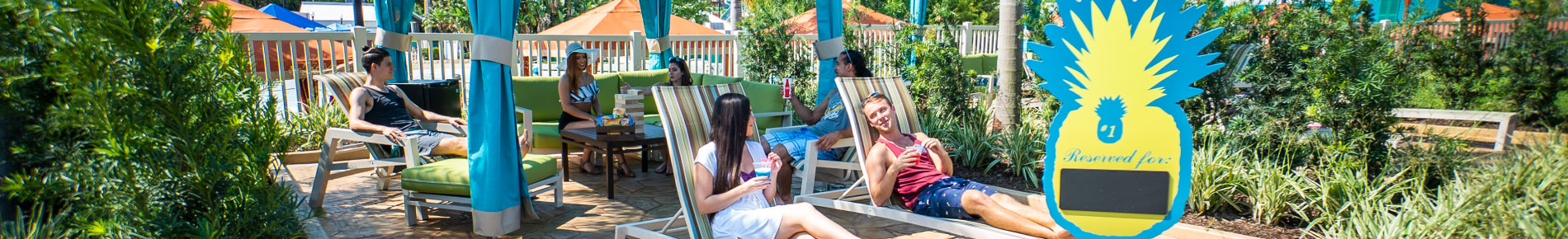 Adventure Island Cabanas