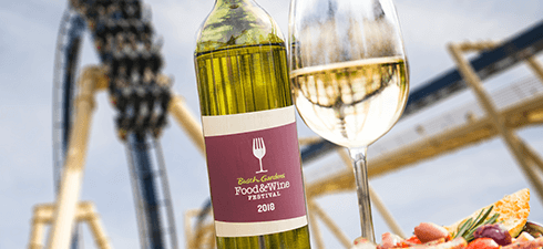 Food and Wine Festival Menu at Busch Gardens Tampa Bay