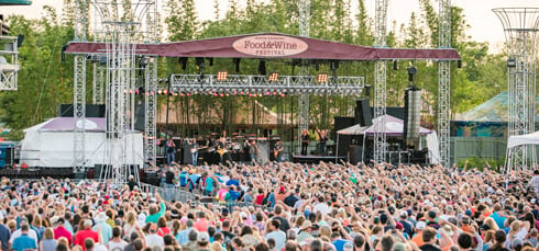 Food and Wine Festival Concert VIP Seating at Busch Gardens Tampa Bay