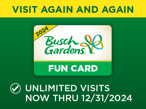 Busch Gardens Tampa Bay Fun Card