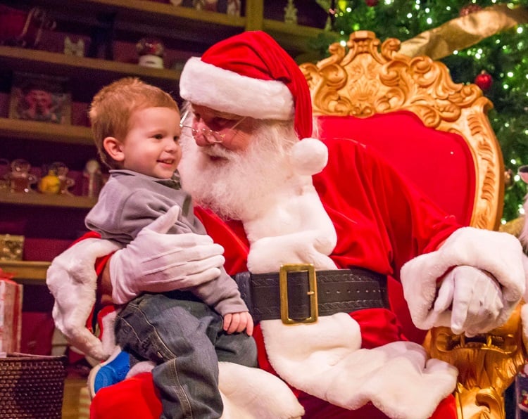 Santa at Busch Gardens Tampa Bay