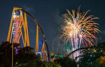 Fireworks at Busch Gardens Tampa Bay