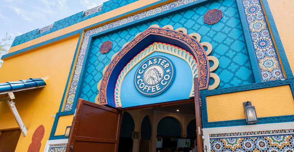 Coaster Coffee Company proudly serving Starbucks® beverages at Busch Gardens Tampa Bay.