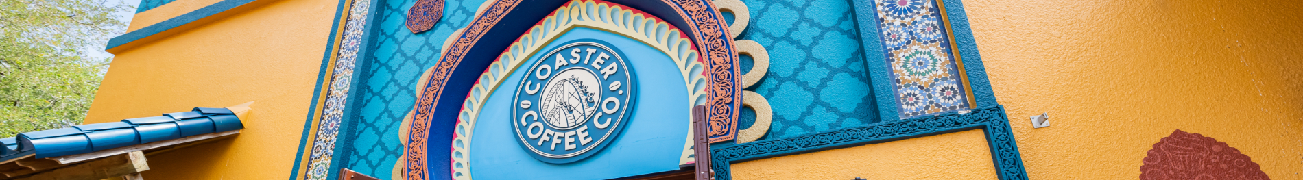 Coaster Coffee Company proudly serving Starbucks® beverages at Busch Gardens Tampa Bay.