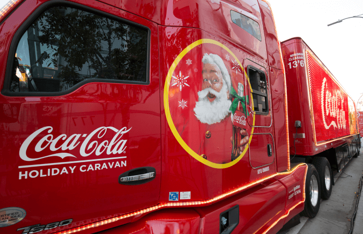 Coca-Cola Holiday Caravan truck
